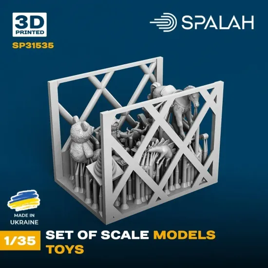 Spalah 31535 1/35 Set Of Scale Models Toys 3d Printed Resin Model Kit