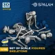 Spalah 31735 1/35 Set Of Figures Skeletons 3d Printed Resin Kit