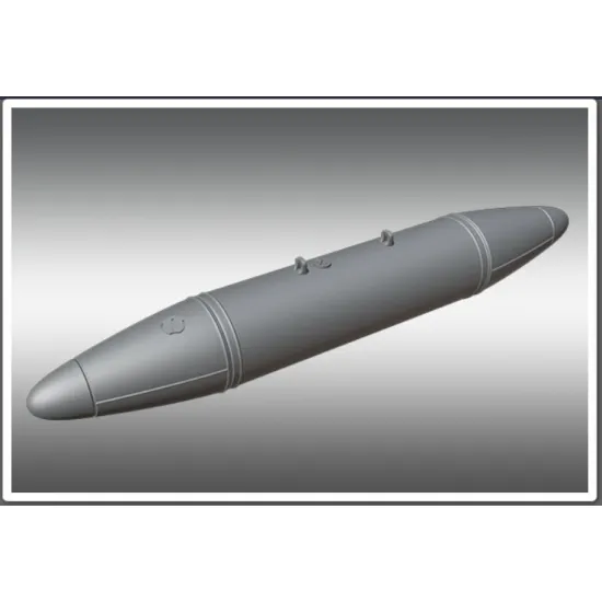 Print Scale Psr48045 1/48 Napalm Bomb Blu-10 2pc Aircraft Accessories