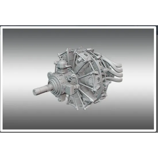 Print Scale Psr72016 1/72 Aircraft Engines Bmw 801 Aircraft Accessories