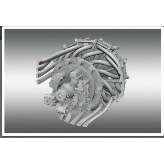 Print Scale Psr72016 1/72 Aircraft Engines Bmw 801 Aircraft Accessories