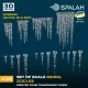 Spalah 32035 1/35 Set Of Scale Models Icicles 3d Printed Resin Kit