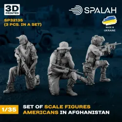 Spalah 32135 1/35 Set Of Figures Americans In Afghanistan 3d Resin Kit
