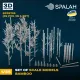 Spalah 32735 1/35 Set Of Scale Models Bamboo 32 Pcs 3d Printed Resin Kit