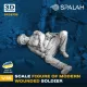 Spalah 33735 1/35 Figure Modern Wounded Soldier Resin Model Kit