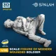 Spalah 33735 1/35 Figure Modern Wounded Soldier Resin Model Kit