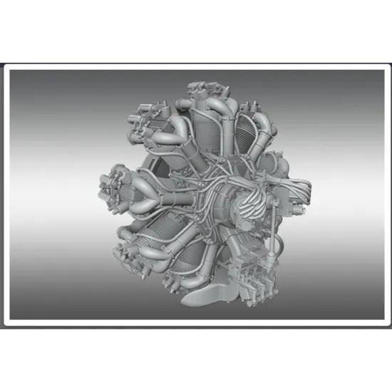 Print Scale Psr72027 1/72 Bristol Jupiter Resin Model