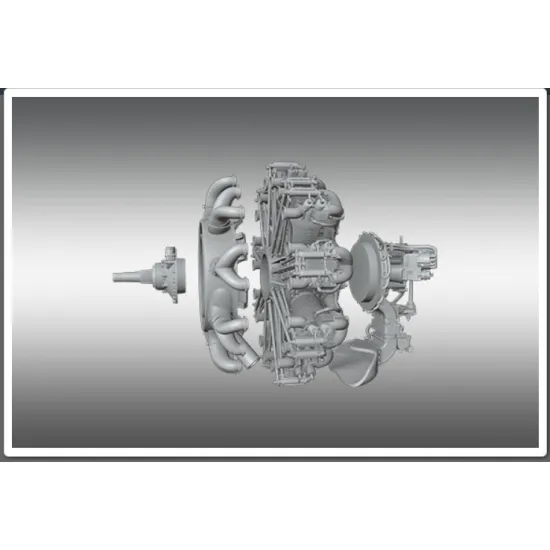 Print Scale Psr72027 1/72 Bristol Jupiter Resin Model