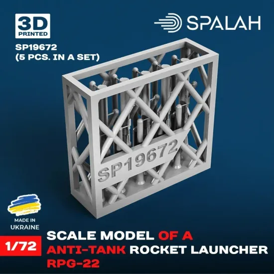 Spalah 19672 1/72 Set Of Scale Models Rpg-22 Anti-tank Rocket-launcher 5 Pcs