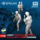 Spalah 28472 1/72 Set Of Figures Artillery Crew Of Howitzer M119a2 Resin Kit