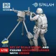 Spalah 30572 1/72 Machine Gunner With Dshkm Machine Gun 3d Printed Resin Kit