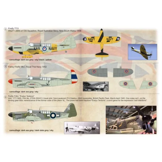 Print Scale Prs144-017 1/144 Feriey Firefly Decal For Aircraft