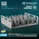 Spalah 00153 1/350 Set Of Figures German Kriegsmarine Sailors 48 Pcs 3d Printed
