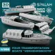 Spalah 00353 1/350 Boats For Kriegsmarine Bismarck Scharnhorst Gneisenau Tirpitz 19 Pcs