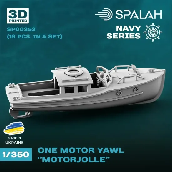 Spalah 00353 1/350 Boats For Kriegsmarine Bismarck Scharnhorst Gneisenau Tirpitz 19 Pcs