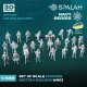 Spalah 01153 1/350 Set Of Figures British Sailors 48 Pcs 3d Printed Resin Kit