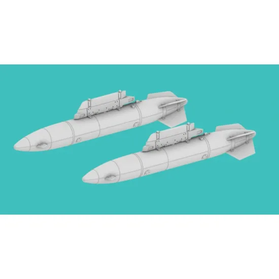 Rise144 Models Rm096 1/144 Ptb-3000 Extrenal Fuel Tanks For Su-34, Su-24