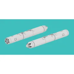 Rise144 Models Rm097 1/144 B-13l Rocket Pods 6x Aircraft Accessories