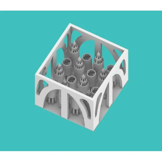 Rise144 Models Rm098 1/144 B-8m1 Rocket Pods 8x Aircraft Accessories