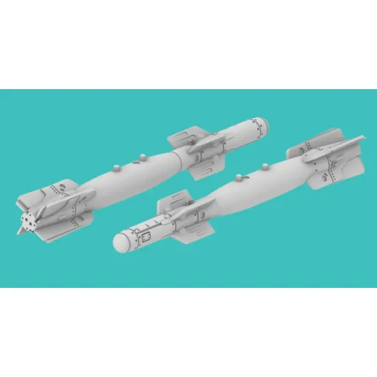 Rise144 Models Rm099 1/144 Gbu-22 Guided Bombs 6x Aircraft Accessories
