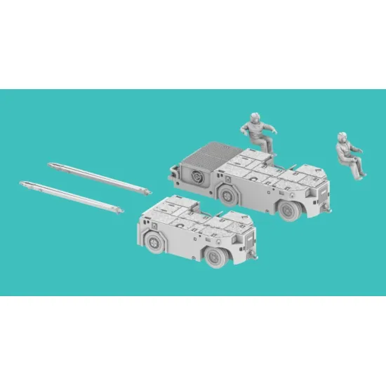 Rise144 Models Rm20001 1/200 Usn Stt Towing Tractor A/S32a-49 Long And Short Version Set