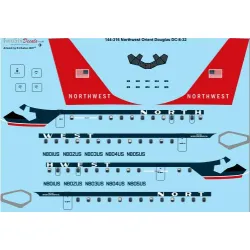 26decals 144-316 1/144 Northwest Douglas Dc-8-32 Laser Decal