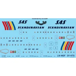 26decals 144-328 1/144 Sas Final Livery Douglas Dc-8-63 Laser Decal
