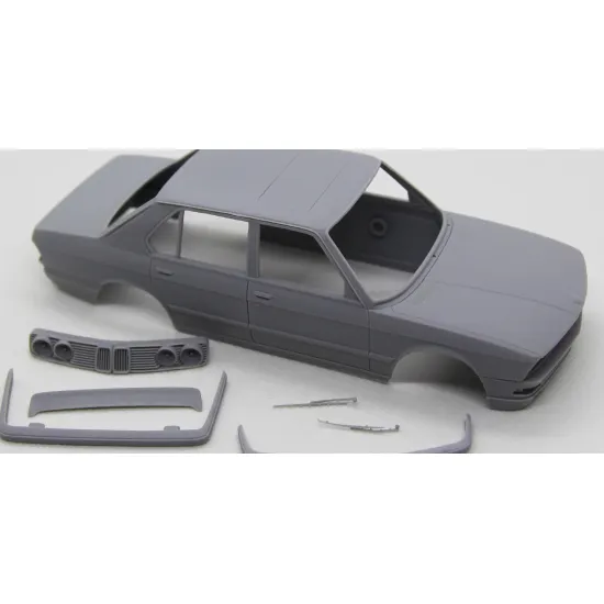 Diolex Dp24178 1/24 3d Print Resin Kit Bmw 5 Series E28 Stance Version With Bbs Kerscher Rx Wheels