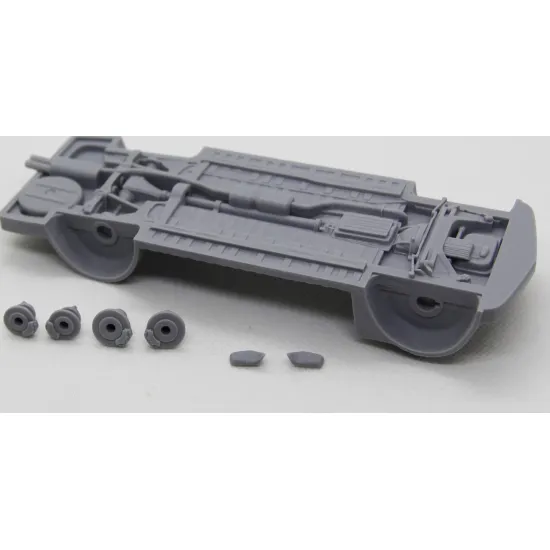 Diolex Dp24178 1/24 3d Print Resin Kit Bmw 5 Series E28 Stance Version With Bbs Kerscher Rx Wheels