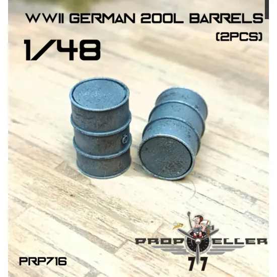 77propeller Prp716 1/48 Wwii German 200l Barrels 2pcs