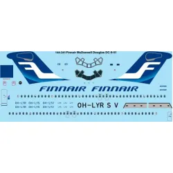 26decals 144-341 1/144 Finnair Dc-9-50 Laser Decal