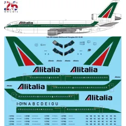 26decals 144-395 1/144 Alitalia Dc-10-30 Laser Decal