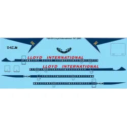 26decals 144-433 1/144 Lloyd International Boeing 707-320c Laser Decal