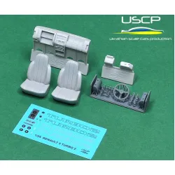 Uscp 24t079 1/24 Renault 5 Turbo 2 Interior Accessories Kit
