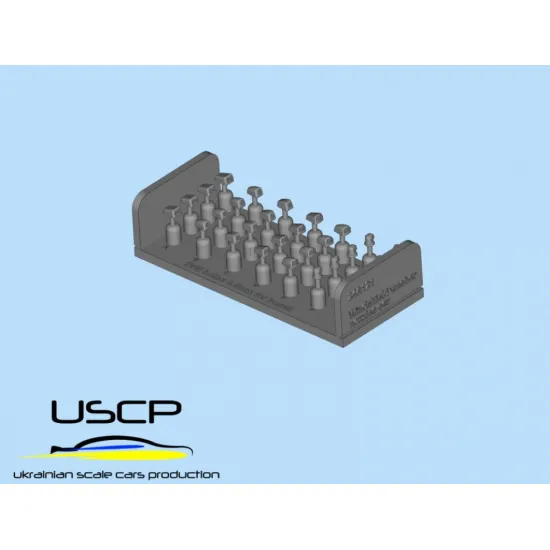 Uscp 24a121 1/24 Windshield Washer Nozzles Set Accessories Kit