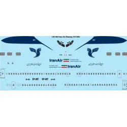 26decals 144-464 1/144 Iran Air Current Boeing 727-200 Laser Decal