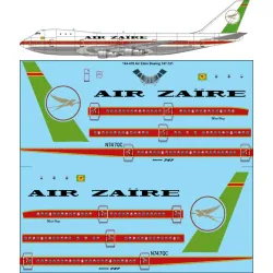 26decals 144-470 1/144 Air Zaire Boeing 747-121 Laser Decal