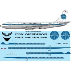 26decals 144-480 1/144 Pan Am Boeing 720 Laser Decal