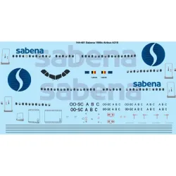 26decals 144-481 1/144 Sabena 1990 Airbus A310 Laser Decal