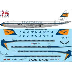 26decals 144-489 1/144 Lufthansa Delivery Boeing 707-340 Laser Decal