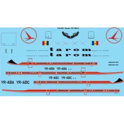 26decals 144-501 1/144 Tarom Boeing 707-320c Laser Decal