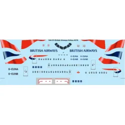 26decals 144-515 1/144 British Airways Airbus A318 Laser Decal