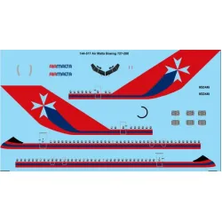 26decals 144-517 1/144 Air Malta Boeing 727-200 Laser Decal