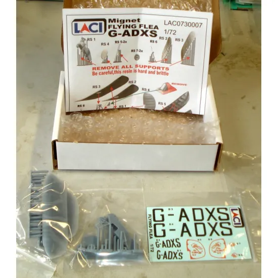 Laci 730007 1/72 Mignet Flying Flea G-adxs Resin Model