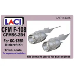 Laci 144025 1/144 Engine Cfm F-108 For Kc-135r Minicraft Kits Resin Model