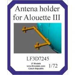 Lf Models 3d7245 1/72 Antena Holder For Alouette Iii For Lf Models
