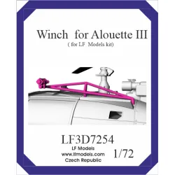 Lf Models 3d7254 1/72 Winch For Alouette Iii For Lf Models