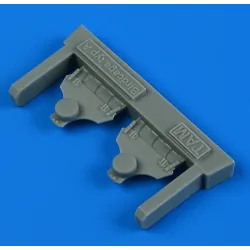 Quickboost 72725 1/72 F4u-1 Corsair Birdcage Headrest Type A For Tamiya