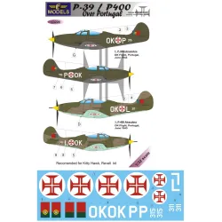 Lf Models C3229 1/32 Decal Airacobra Over Portugal For Kitty Hawk, Revell Kit