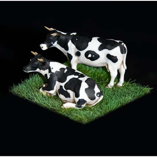 White Stork Miniatures F72002 1/72 Cows Resin, Unpainted, Unassembled Kit